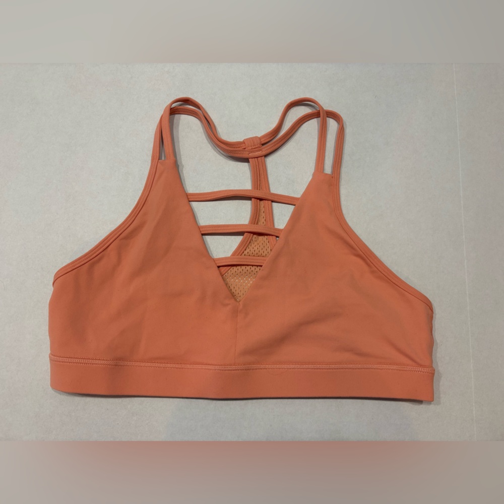Zyia Peach Grid bra, size XL, NWT, pads not included
